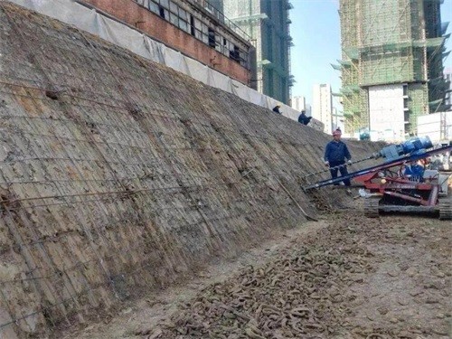 钢城建筑边坡支护